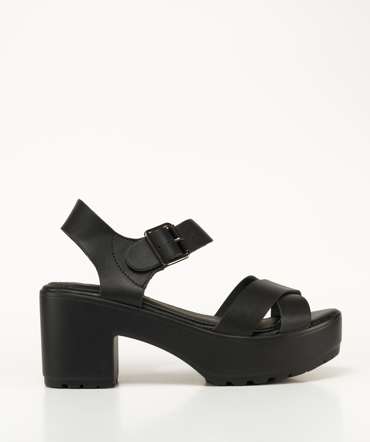 Sand&aacute;lia plataforma tiras cruzadas image number null